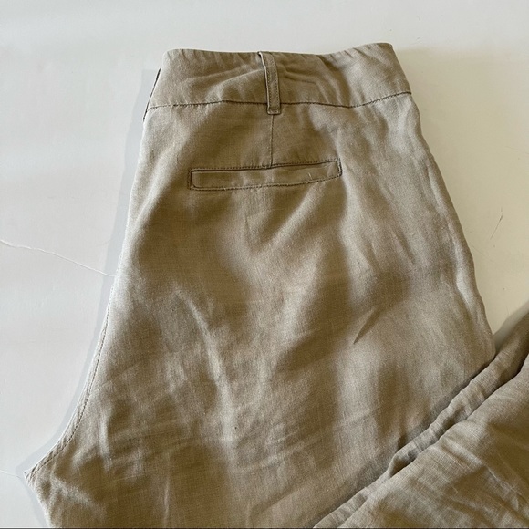 Jones New York Linen Cargo Button Detail Pants - Picture 12 of 15